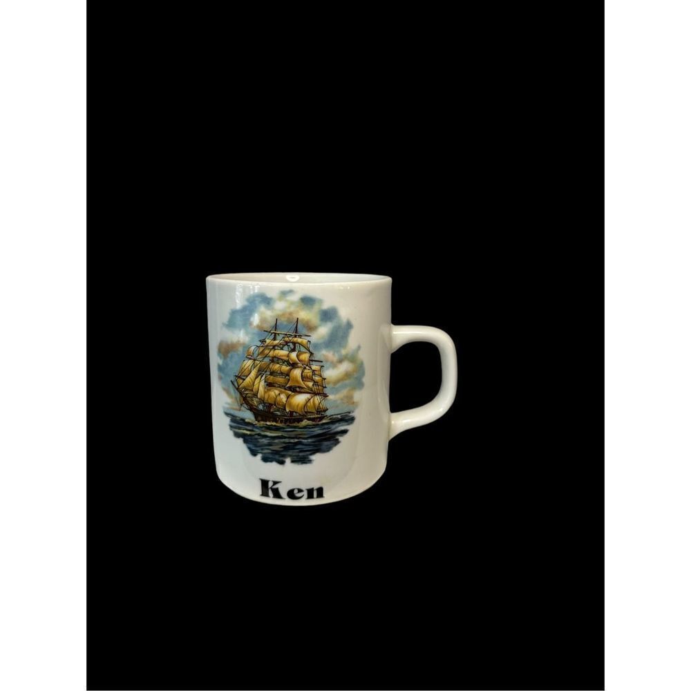 VINTAGE 1982 Only Yours “Ken” ceramic mug